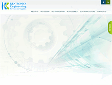 Tablet Screenshot of kentronicsengineering.com